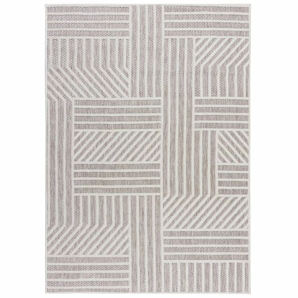 Flair Blocks Indoor Outdoor Natural Rug 4 Flair Blocks Indoor Outdoor Natural Rug - Image 2