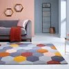 Flair Munro Rust Rug -Modern Rugs Home 30751352