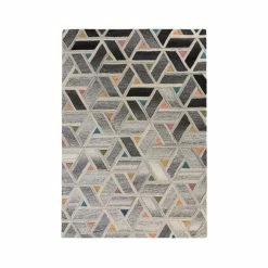 Dunelm River Geometric Rug 9 Dunelm River Geometric Rug -Modern Rugs Home 30752320 alt01