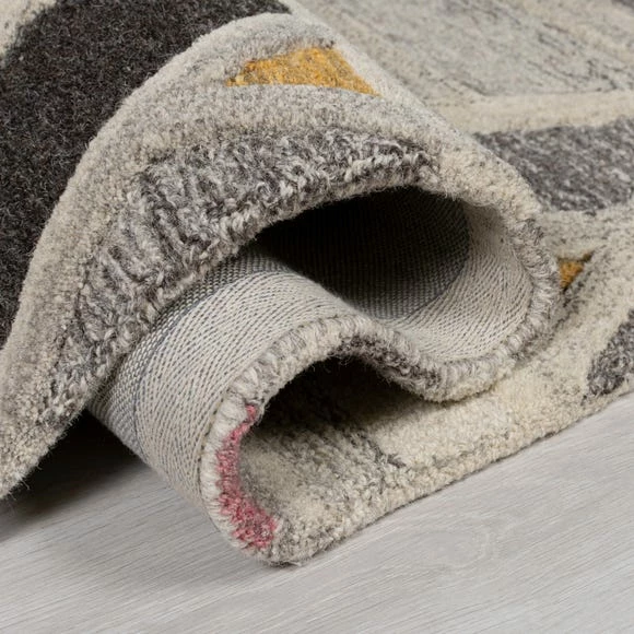 Dunelm River Geometric Rug 5 Dunelm River Geometric Rug - Image 3