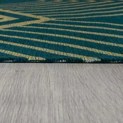 Dunelm Geo Metallic Rug -Modern Rugs Home 30752789 alt03