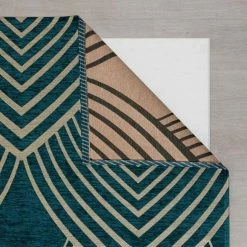 Dunelm Geo Metallic Rug -Modern Rugs Home 30752789 alt04