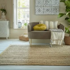 Dunelm Caleb Jute Border Rug