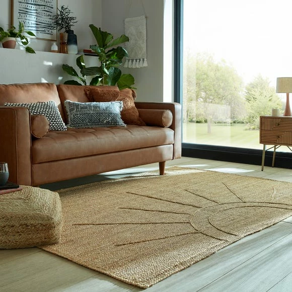 Dunelm Jute Sunrise Rug 3 Dunelm Jute Sunrise Rug