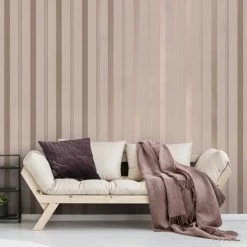 Platinum Rosco Foil Stripe Blush Wallpaper 8 Platinum Rosco Foil Stripe Blush Wallpaper -Modern Rugs Home 30756997 alt01