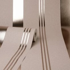 Platinum Rosco Foil Stripe Blush Wallpaper 10 Platinum Rosco Foil Stripe Blush Wallpaper -Modern Rugs Home 30756997 alt03