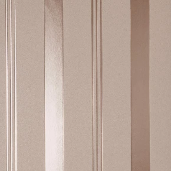 Platinum Rosco Foil Stripe Blush Wallpaper 7 Platinum Rosco Foil Stripe Blush Wallpaper - Image 5