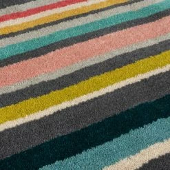 Dunelm Cyrus Wool Stripe Rug -Modern Rugs Home 30757067 alt02