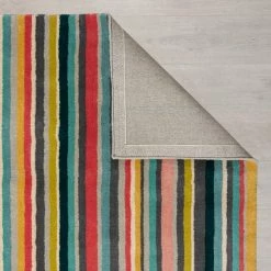 Dunelm Cyrus Wool Stripe Rug -Modern Rugs Home 30757067 alt04