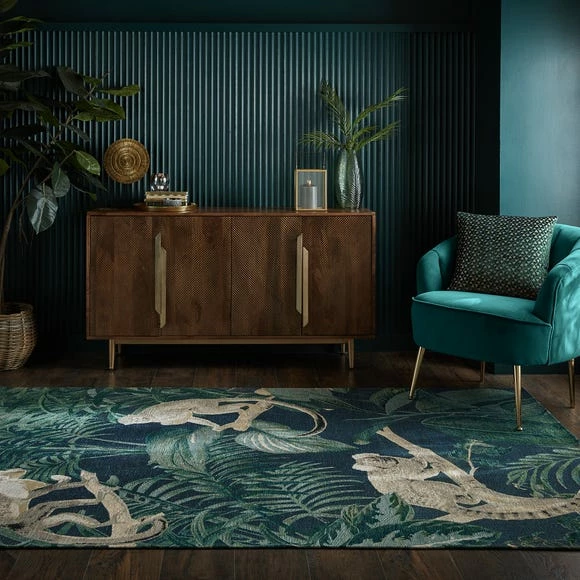 Dunelm Jungle Luxe Rug 3 Dunelm Jungle Luxe Rug