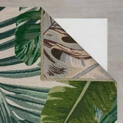 Dunelm Jungle Palm Chenille Rug 11 Dunelm Jungle Palm Chenille Rug -Modern Rugs Home 30757203 alt04