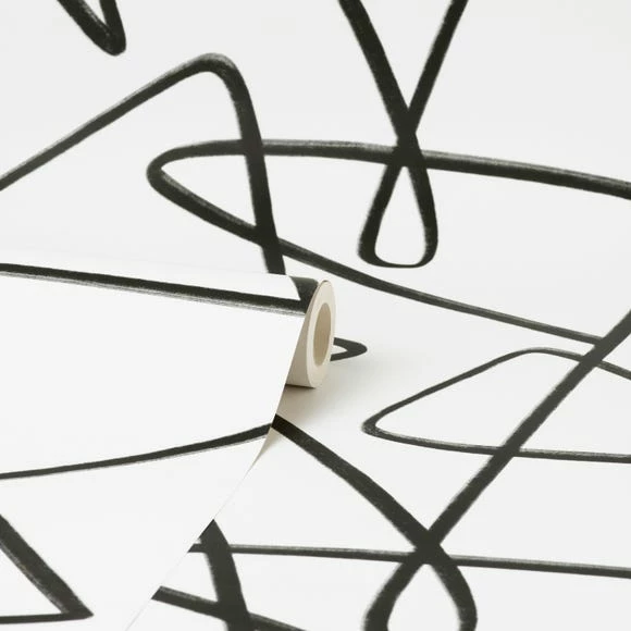 Dunelm Mono Curves Wallpaper 5 Dunelm Mono Curves Wallpaper - Image 3