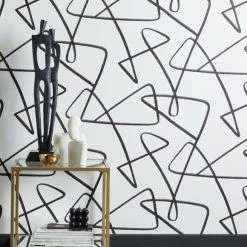 Dunelm Mono Curves Wallpaper 10 Dunelm Mono Curves Wallpaper -Modern Rugs Home 30757313 alt03