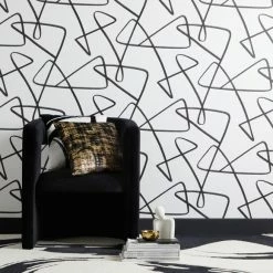 Dunelm Mono Curves Wallpaper 11 Dunelm Mono Curves Wallpaper -Modern Rugs Home 30757313 alt04