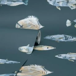 Dunelm Watercolour Fish Wallpaper 9 Dunelm Watercolour Fish Wallpaper -Modern Rugs Home 30757402 alt02