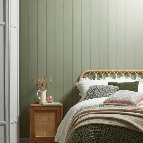 Dunelm Wood Panel Sage Wallpaper 3 Dunelm Wood Panel Sage Wallpaper