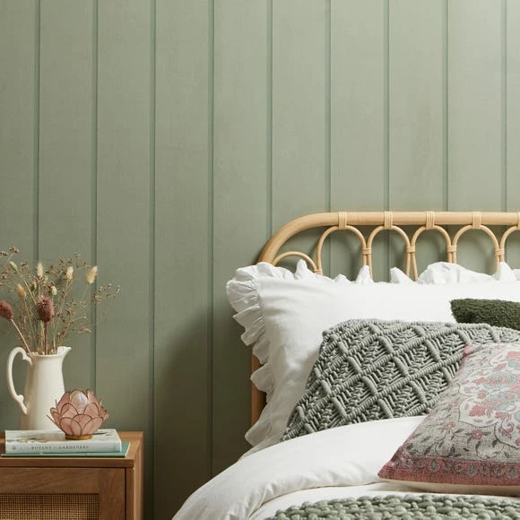 Dunelm Wood Panel Sage Wallpaper 7 Dunelm Wood Panel Sage Wallpaper - Image 5