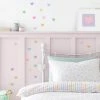 Dunelm Seersucker Hearts Pastel Wall Stickers -Modern Rugs Home 30757417