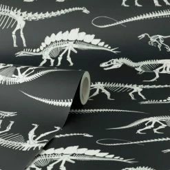 Natural History Museum Fossil Forager Black Wallpaper 8 Natural History Museum Fossil Forager Black Wallpaper -Modern Rugs Home 30757433 alt02
