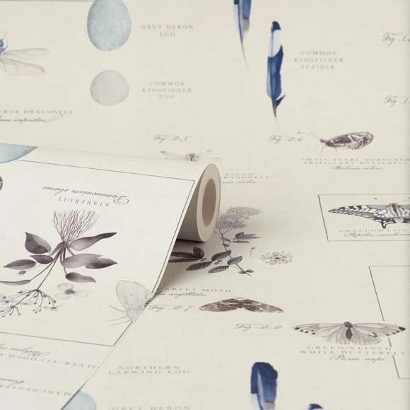 Natural History Museum Nature’s Study White Wallpaper 5 Natural History Museum Nature’s Study White Wallpaper - Image 3