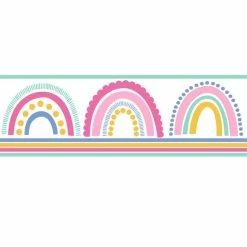 Dunelm Rainbow Wallpaper Border 7 Dunelm Rainbow Wallpaper Border -Modern Rugs Home 30757451 alt02
