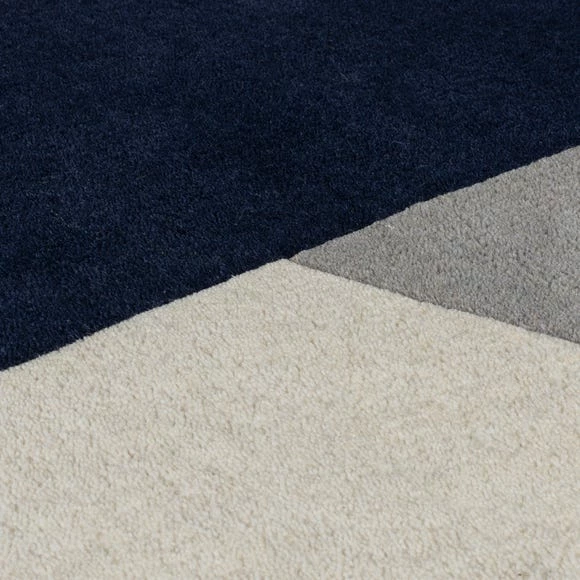 Dunelm Laken Geometric Wool Rug 5 Dunelm Laken Geometric Wool Rug - Image 3