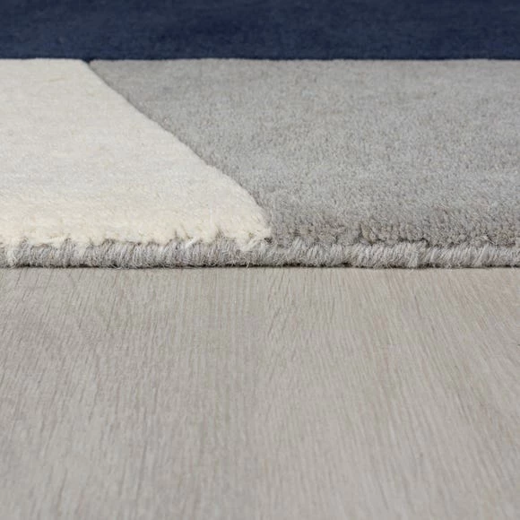 Dunelm Laken Geometric Wool Rug 6 Dunelm Laken Geometric Wool Rug - Image 4