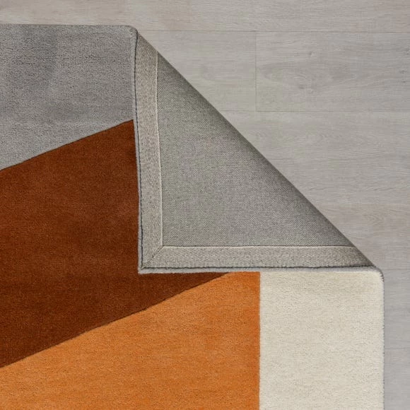 Dunelm Laken Geometric Wool Rug 7 Dunelm Laken Geometric Wool Rug - Image 5