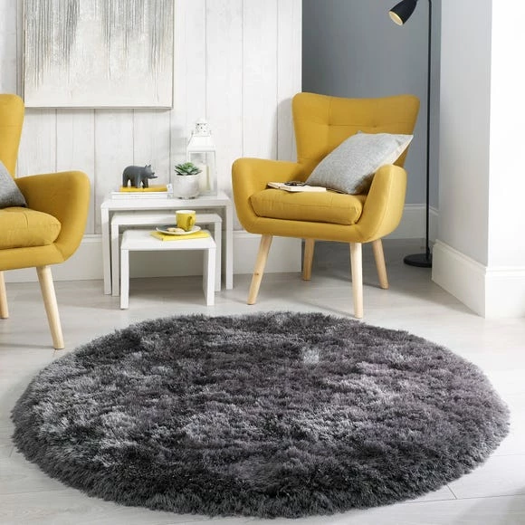 Dunelm Jewel Shaggy Circle Rug 3 Dunelm Jewel Shaggy Circle Rug