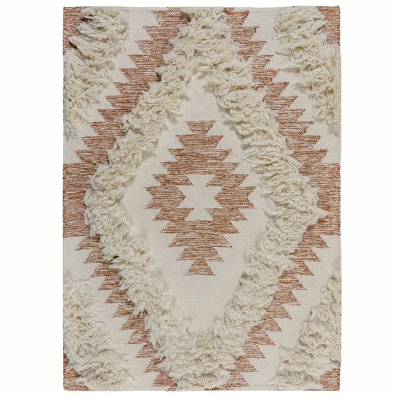 Dunelm Exclusive Amrita Wool Handwoven Rug 4 Dunelm Exclusive Amrita Wool Handwoven Rug - Image 2