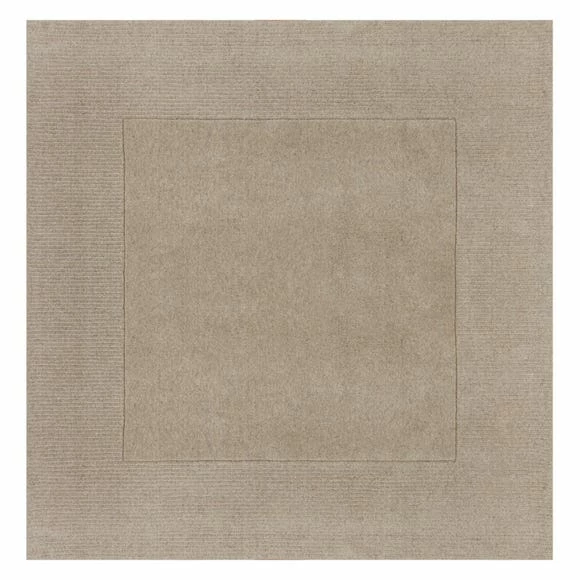 Dunelm Boston Wool Border Square Rug 4 Dunelm Boston Wool Border Square Rug - Image 2