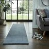 Dunelm Boston Wool Border Runner -Modern Rugs Home 30760047