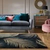 Dunelm Gold Palm Leaf Rug 2 Dunelm Gold Palm Leaf Rug -Modern Rugs Home 30760089