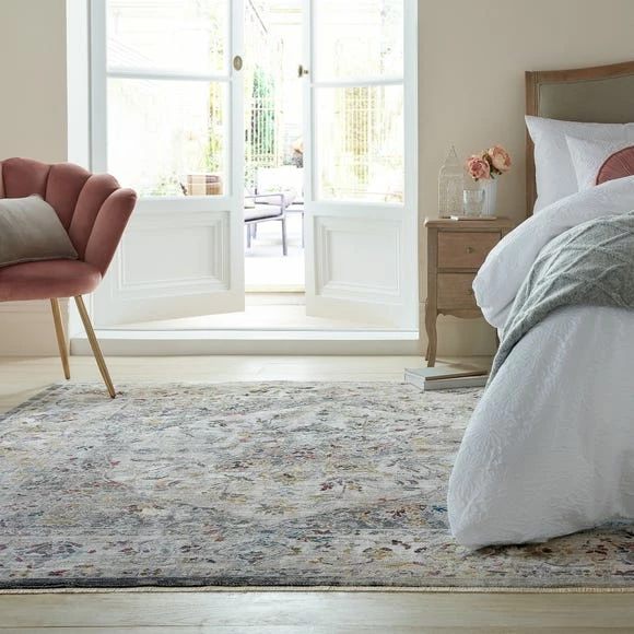 Dunelm Soraya Traditional Square Rug 3 Dunelm Soraya Traditional Square Rug