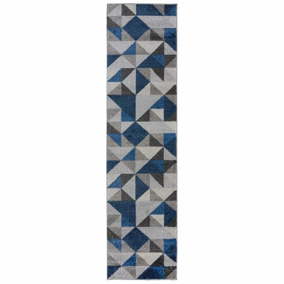 Dunelm Geo Squares Runner 4 Dunelm Geo Squares Runner - Image 2