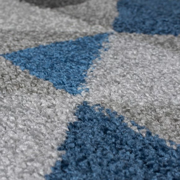 Dunelm Geo Squares Runner 5 Dunelm Geo Squares Runner - Image 3