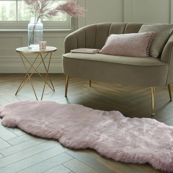 Dunelm Copenhagen Double Pelt Faux Fur Rug 3 Dunelm Copenhagen Double Pelt Faux Fur Rug