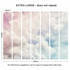 Dunelm Dreamscape Clouds Wall Mural 8 Dunelm Dreamscape Clouds Wall Mural -Modern Rugs Home 30764159 alt02