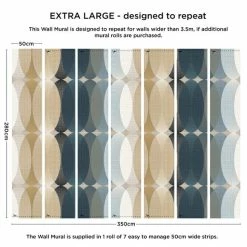 Elements Elijah Mural Wallpaper -Modern Rugs Home 30764163 alt02