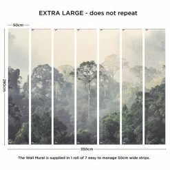 Dunelm Rainforest Mural Wallpaper 8 Dunelm Rainforest Mural Wallpaper -Modern Rugs Home 30764164 alt02