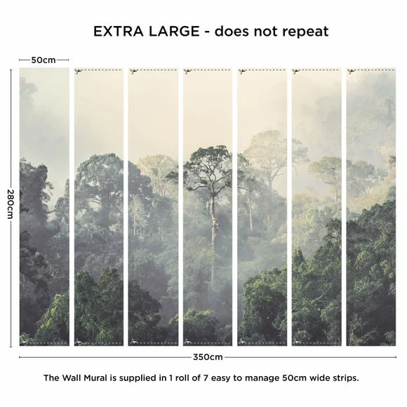 Dunelm Rainforest Mural Wallpaper 5 Dunelm Rainforest Mural Wallpaper - Image 3