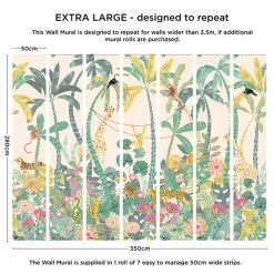 Dunelm Equatorial Jungle Mural -Modern Rugs Home 30764168 alt02