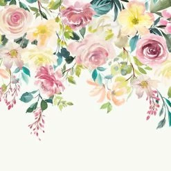 Dunelm Watercolour Florals Mural -Modern Rugs Home 30764176 alt04