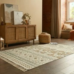 Dunelm Bhavra Cotton Flatweave Rug