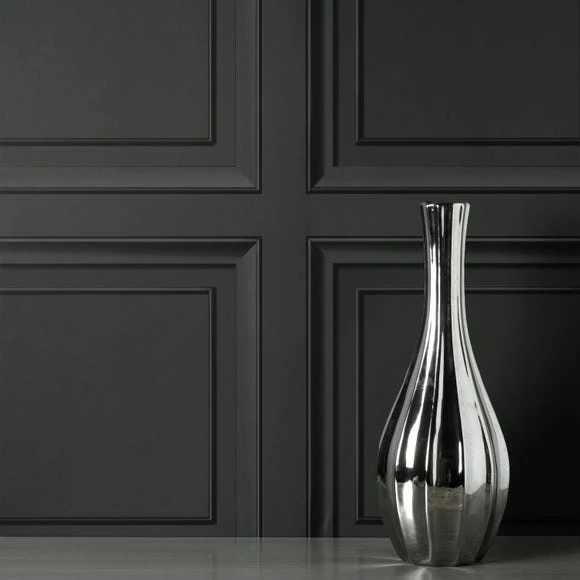 Dunelm Square Panel Black Wallpaper 4 Dunelm Square Panel Black Wallpaper - Image 2