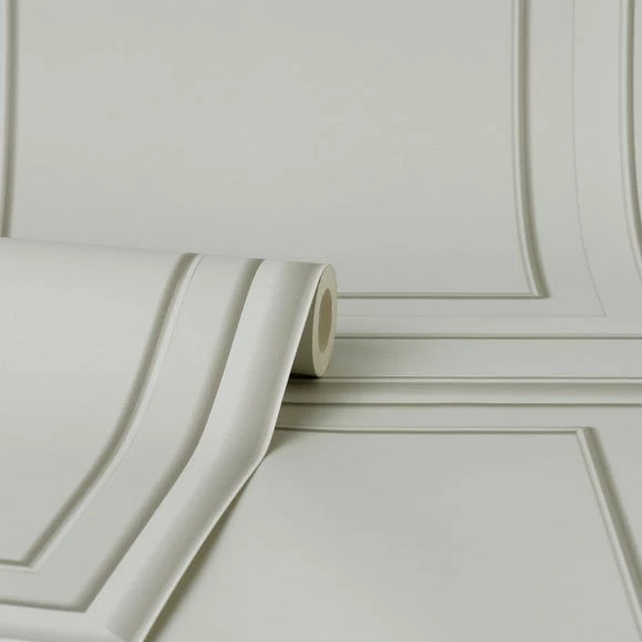 Dunelm Square Panel Grey Wallpaper 5 Dunelm Square Panel Grey Wallpaper - Image 3