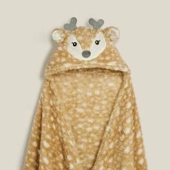 Dunelm Darcie The Deer Hooded Blanket 8 Dunelm Darcie The Deer Hooded Blanket -Modern Rugs Home 30770093 alt02