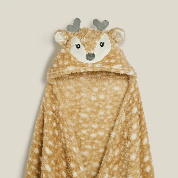 Dunelm Darcie The Deer Hooded Blanket 5 Dunelm Darcie The Deer Hooded Blanket - Image 3