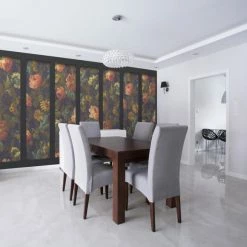 Dunelm Vintage Floral Black Mural 9 Dunelm Vintage Floral Black Mural -Modern Rugs Home 30770412 alt02