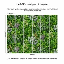 Dunelm Living Wall Multi Mural 12 Dunelm Living Wall Multi Mural -Modern Rugs Home 30770422 alt04